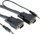 VGA кабел со аудио Roline 11.04.5153, 3m, D Sub x2 Jack 3.5mm x2, црн