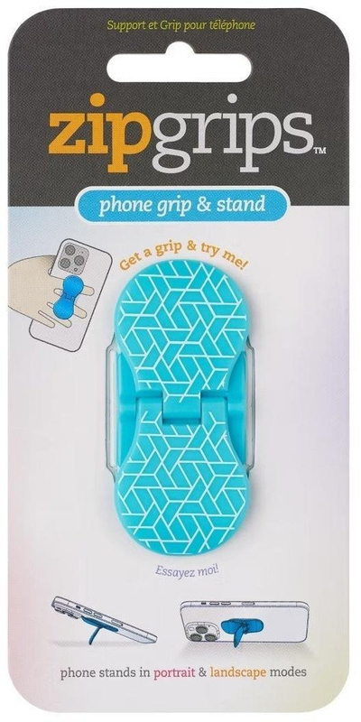 Mbajtëse telefoni ZipGrips, stand universal, ultra e hollë, e zezë