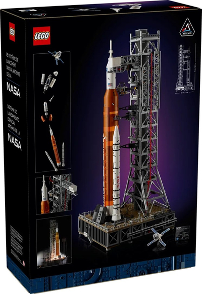 Set ndërtimi LEGO Icons NASA Artemis SLS Rocket 10341, model ekspozimi, multingjyrësh