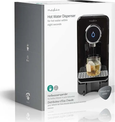 Dispenser uji i nxehtë Nedis, 2.5L, temperaturë e rregullueshme, inox
