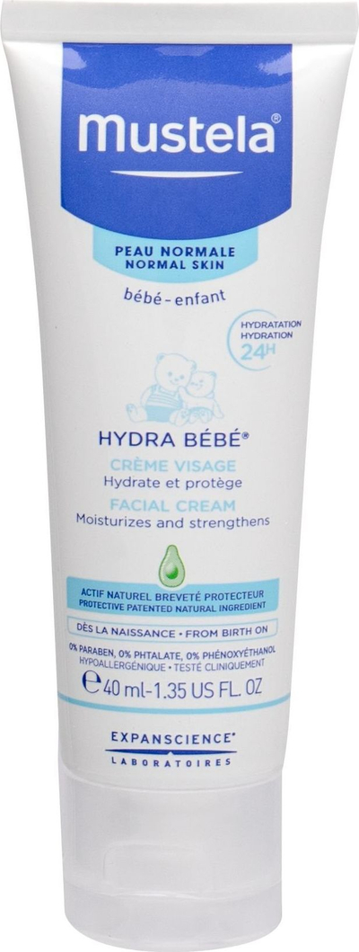 Krem fytyre Mustela Hydra Bebe, për bebe, 40ml
