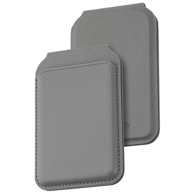 Dviced Leather MagSafe Foldable Cardholder, Grey