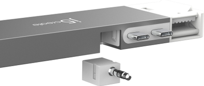 HUB USB j5create 4K60 Elite Pro USB4, 100W PD, 4K 60Hz, gri hapësire