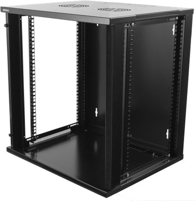 Kabinet rrjeti Deltaco 19-5412B, 19", 12U, i zi