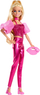 Kukull Barbie Deluxe Style, veshje rozë metalike, 20cm
