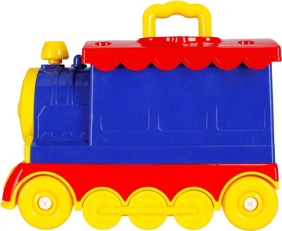 Lodër mjeku Mega Creative Medical Set Train 2in1, 52 aksesorë, valixhe me rrota, shumëngjyrëshe