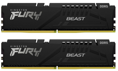Memorie RAM Kingston FURY Beast EXPO 32GB, DDR5 6800MHz, CL34, e zezë