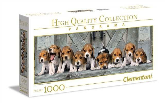 Puzzle Clementoni Panorama of the Beagles, 1000 elemente