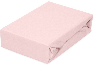 Непропустлив чаршаф за креветче за бебе BABYMATEX Waterproof Jersey Fitted, 60x120 cm, розов