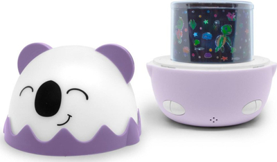 Llambë nate me muzikë BigBen Music Night Lamp, altoparlant Bluetooth, dritë me intensitet që e çon si të duash, e bardhë