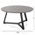 Tavolinë e rrumbullakët për kafe Φ80x42Hcm (HM9586.02), gri/ zezë