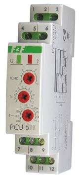 Rele kohe universale F&F PCU-511 UNI, 12-264V, 8A, gri