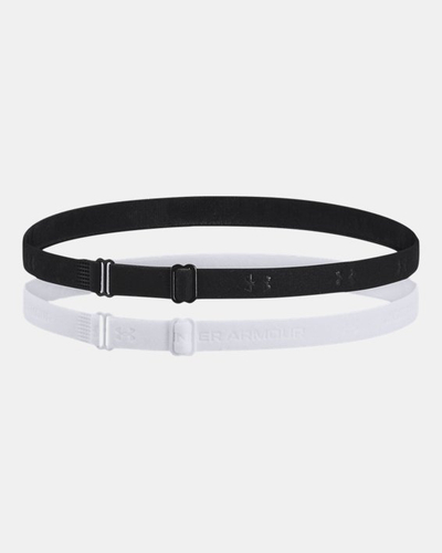 Shirit flokësh Under Armour Adjustable Mini, 2 copë, i zi dhe i bardhë