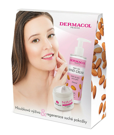Set Dermacol Natural I, Krem për fytyrë 50 ml + Krem për duar 150 ml