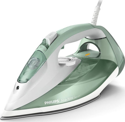 Hekur me avull Philips DST7012/70, shollë SteamGlide Plus, Quick Calc Release, blu