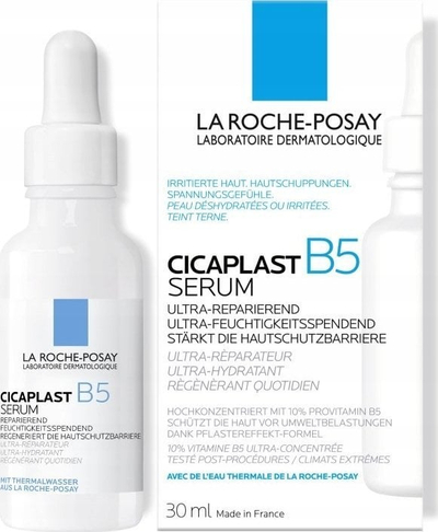 Serum fytyre La Roche Posay Cicaplast B5, 30ml, hidratues dhe riparues, pa aromë