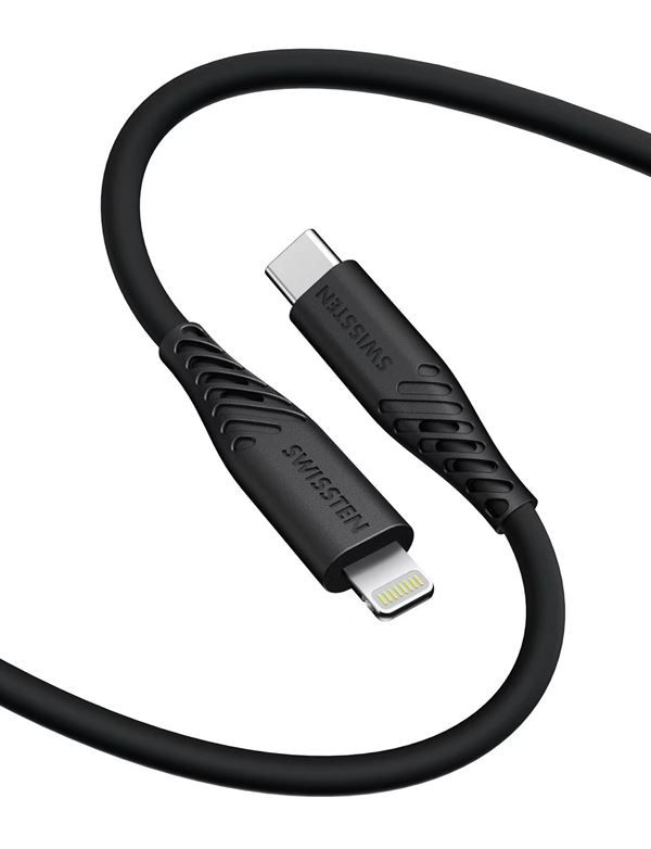 Kabllo Swissten, USB-C - Lightning, 1.5m