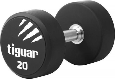 Hantelë Tiguar PU TI-WHPU0200, 20 kg, metalike, e zezë