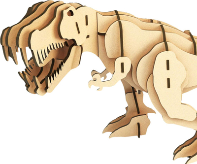 Puzzle druri 3D Hao Xiang Age of Dinosaurs Tyrannosaurus Rex, 50 pjesë, 6+, ngjyrë natyrale