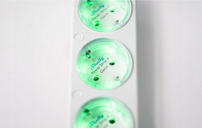 Zgjatës inteligjent Shelly Power Strip 4 Gen4, 4 prize Schuko, 1.5m, i bardhë