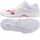 Këpucë volejbolli për goca Mizuno Lightning Select Wos, për në sallë, të bardha me rozë