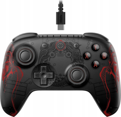 Gamepad 8BitDo Black Myth Wukong Ultimate 2C, Hall Effect, PC dhe Android, i zi