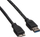 Kabull USB Roline JAB-809445, USB-A në microUSB, 2 m, USB 3.2, i zi