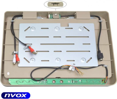 Monitor tavani për makinë NVOX RF2289U BE, 22", USB SD FM IR, bezhë