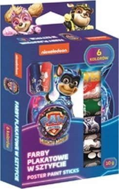 Bojë posteri në shkop St. Majewski PAW Patrol, set me 6 ngjyra, 10g