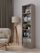 Raft librash Clay Bookcase, 50 x 182 x 30 cm, 5 rafte, ngjyrë argjile