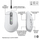 Maus Logitech MX Anywhere 3S for Mac, wireless, kompakt, gri i çelët