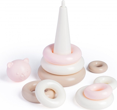 Играчка пирамида Wader Rose Cotton Candy, мече, повеќебојна