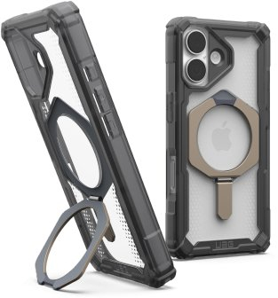 Mbulesë telefoni UAG Plasma XTE MagSafe për iPhone 17, me këmbë mbajtëse, gri Titanium Ash