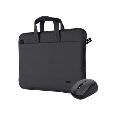 Set çantë dhe maus Trust Bologna, 16”, i zi