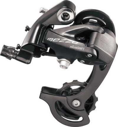 Kambjo e pasme Microshift Mezzo, 8-9 shpejtësi, short cage, max 36T