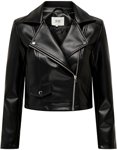 Xhaketë për femra Jacqueline de Yong Jdyetta Leatherette Jacket, e zezë