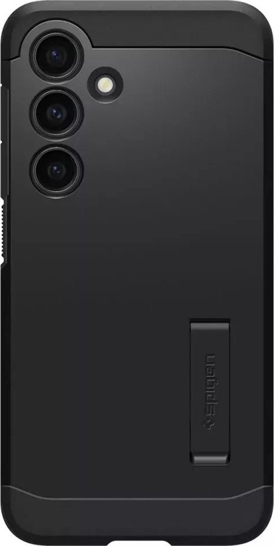 Mbrojtëse telefoni Spigen Tough Armor për Samsung Galaxy S24+, nga TPU dhe poliikarbonat, e zezë