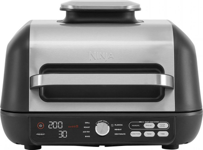 Grill elektrik Ninja AG651EU, 7 programe, sipërfaqe qeramike, gri