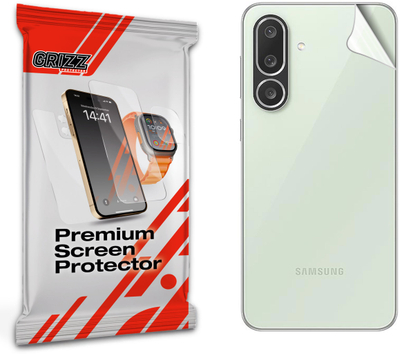 Film mbrojtës Grizz SatinSkin për Samsung Galaxy M56, pjesa e pasme, transparent