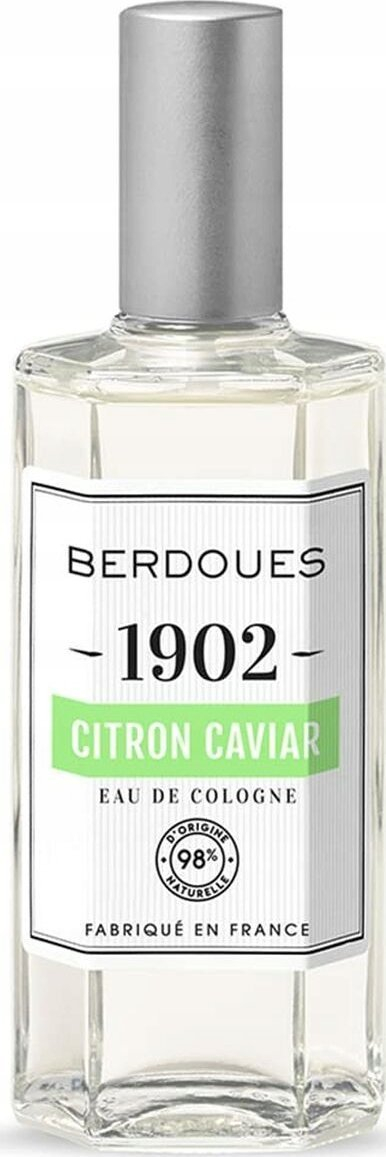 Ujë kolonjë Berdoues 1902 Citron Caviar, 125ml, uniseks