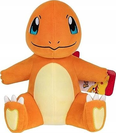 Lodër pelushi Pokemon Charmander, 12", portokalli