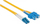Kabllo optike Intellinet Network Solutions Patchcord SC-LC, Duplex, 9/125 OS2, 1m, e verdhë