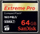 Kartë memorie SanDisk Extreme PRO, 64GB, CompactFlash