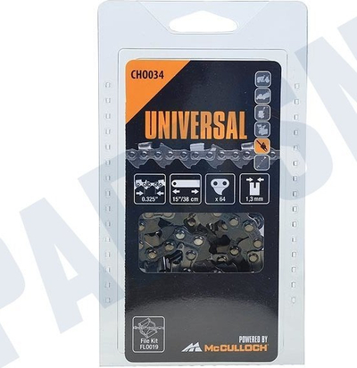 Zinxhir sharre Handy Universal CH0034, .325", 64 linqe, 1.3mm, i zi