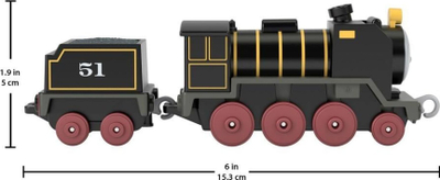 Tren lodër metalik Fisher Price Thomas & Friends, HFX91, 15.3 cm, shumëngjyrësh
