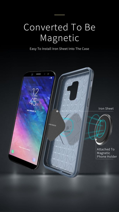 Kapak silikoni dux ducis Mojo për Samsung Galaxy J4 2018, mat, i zi