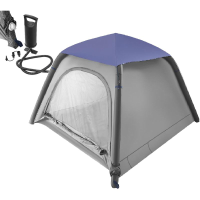 Çadër kampingu Enero Camp Holiday, për 3 veta, 210x210x110 cm, gri me blu