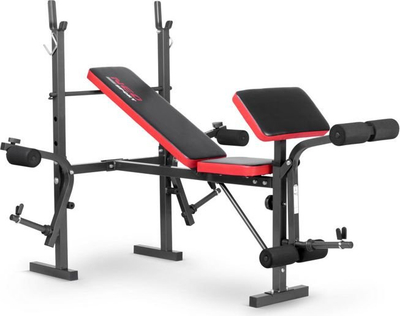Pajisje fitnesi për ushtrime Neo Sport NS-200,160 x 122 x 114cm, e zezë/kuqe