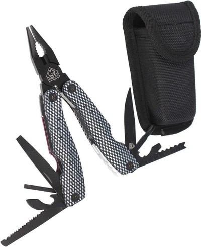 Multimjet Puma TEC Multitool, 9 punë, me këllëf, gri me të zezë