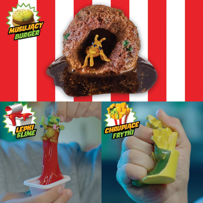 Set lodër COBI Terror Fried Fastfood, figurë surprizë, për kalamaj